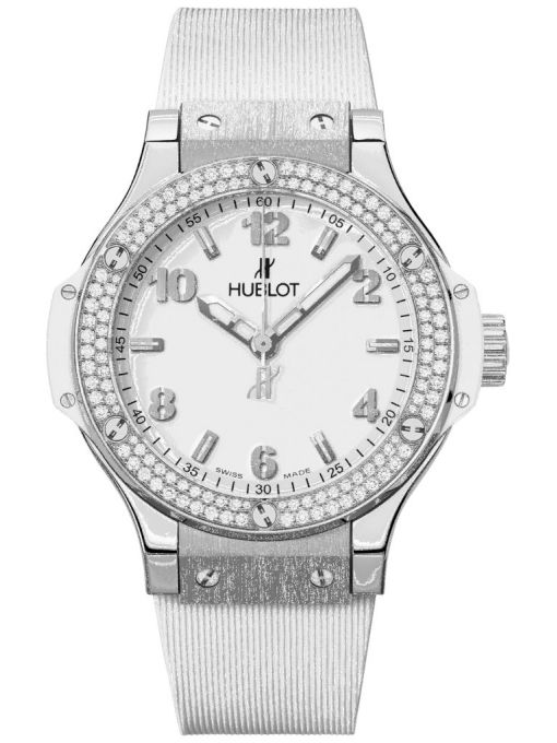 ZEGAREK HUBLOT Big Bang Steel White Diamonds