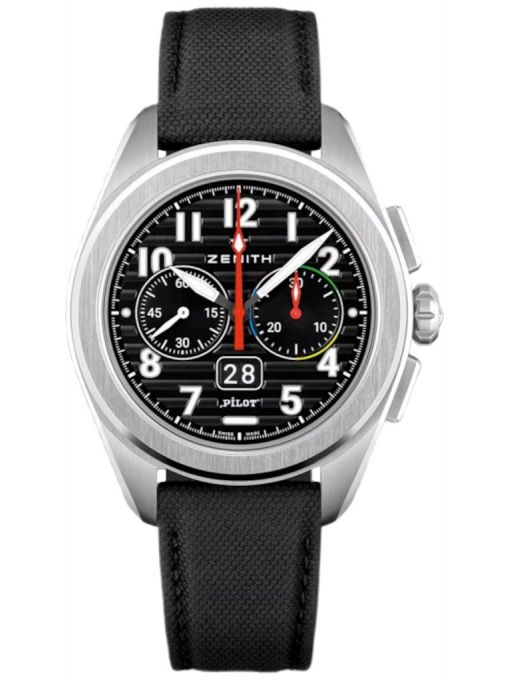 ZEGAREK ZENITH PILOT BIG DATE FLYBACK CHRONOGRAPH