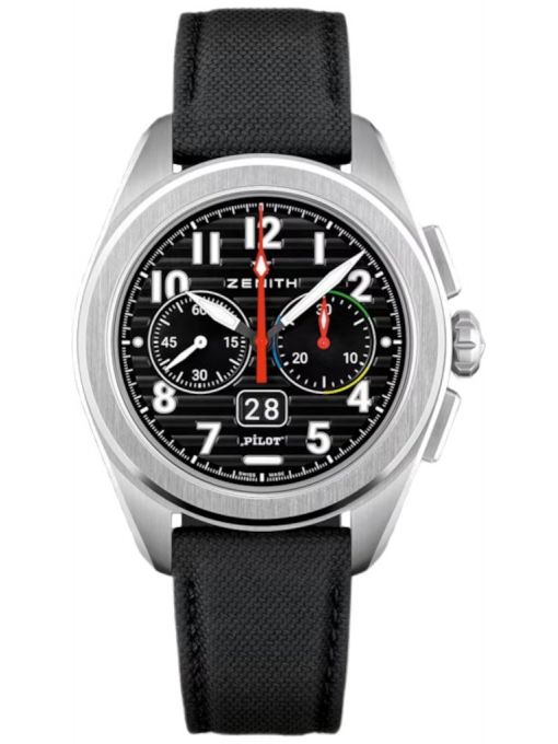 ZEGAREK ZENITH PILOT CHRONOGRAPH FLYBACK BIG DATE