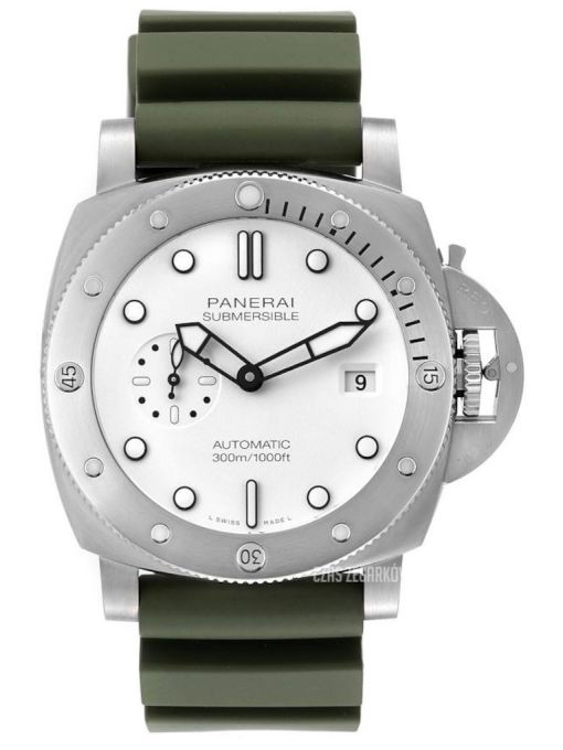 ZEGAREK PANERAI Submersible QuarantaQuattro Bianco