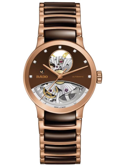 ZEGAREK RADO Centrix Automatic Diamonds Open Heart