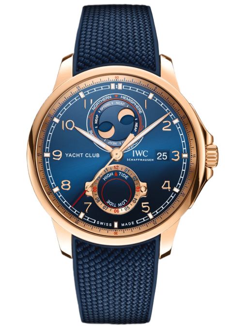 ZEGAREK IWC SCHAFFHAUSEN PORTUGIESER YACHT CLUB MOON & TIDE