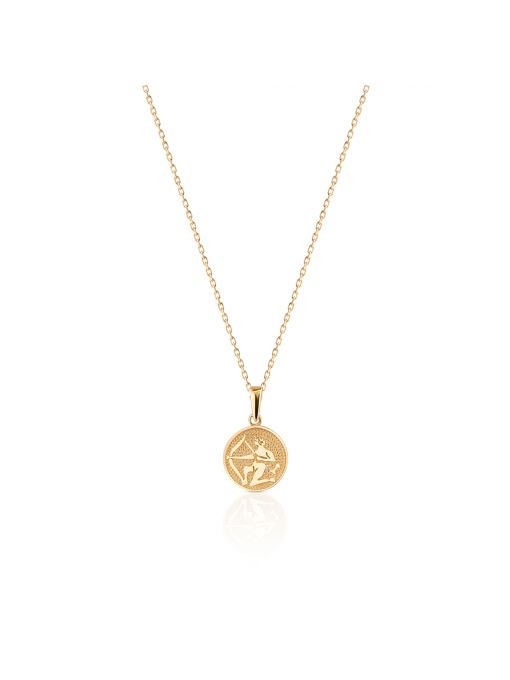 Wisiorek złoty zodiak Strzelec