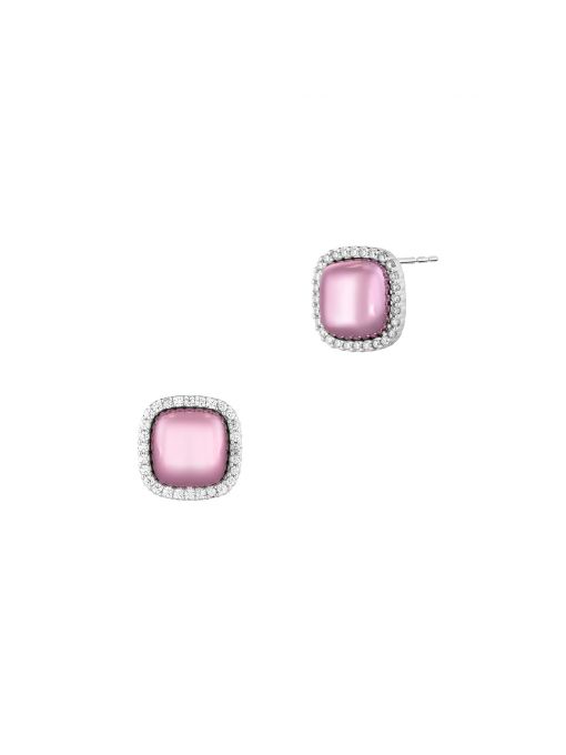 Kolczyki Pink Squares Princess Club