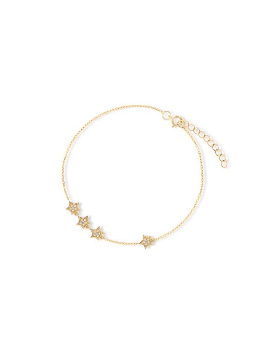 Bransoleta srebrna Little Star