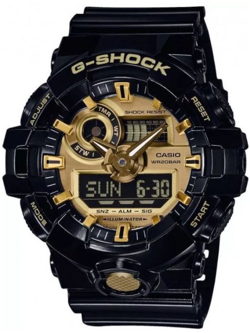 ZEGAREK G-SHOCK NO COMPLY BLACK AND GOLD