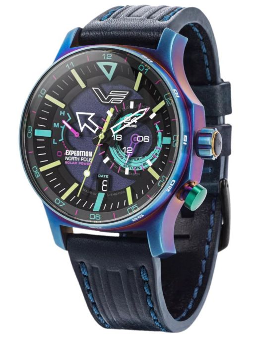 ZEGAREK VOSTOK EUROPE EXPEDITION NORTH POLE 1 POLAR LIGHT SOLAR
