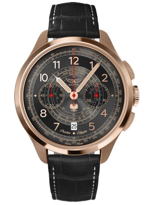 ZEGAREK AVIATOR HERITAGE CHRONOGRAPH TRIMETER POLISH LIMITED EDITION