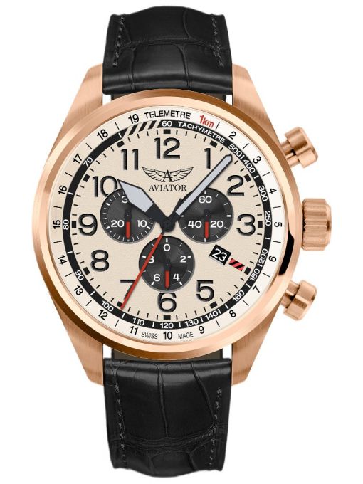 ZEGAREK AVIATOR AIRACOBRA P45 CHRONOGRAPH