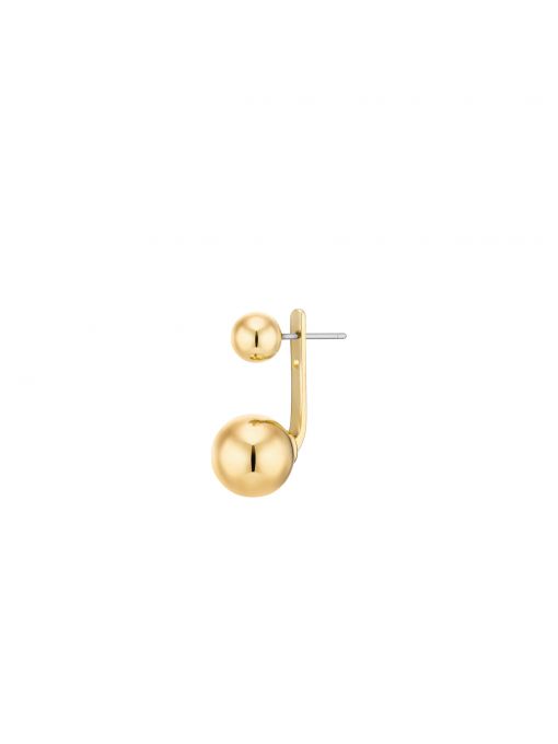 Kolczyk Gold Double Bubble