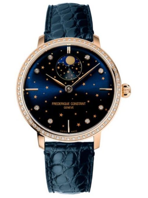 ZEGAREK FREDERIQUE CONSTANT MANUFACTURE SLIMLINE MOONPHASE STARS