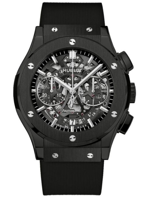 ZEGAREK HUBLOT Classic Fusion Aerofusion Black Magic