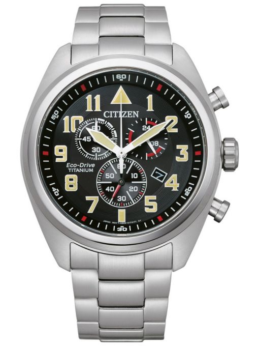 ZEGAREK CITIZEN MILITARY SUPER TITANIUM CHRONOGRAPH