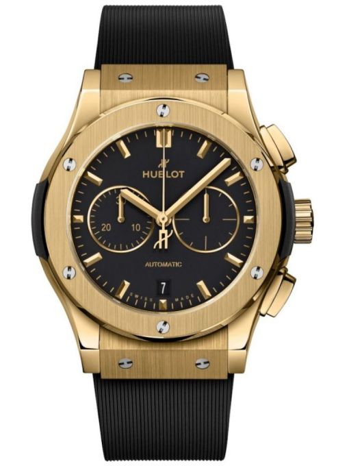 ZEGAREK HUBLOT Classic Fusion Chronograph Yellow Gold