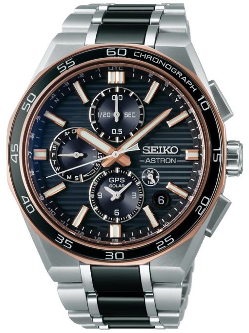 ZEGAREK SEIKO ASTRON GPS SOLAR DUAL-TIME CHRONOGRAPH
