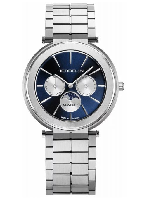 ZEGAREK HERBELIN NEWPORT SLIM MOONPHASE