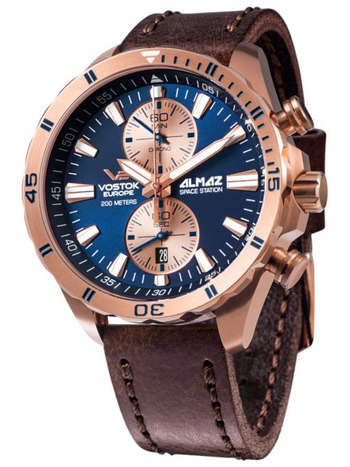 ZEGAREK VOSTOK EUROPE ALMAZ SPACE STATION CHRONO