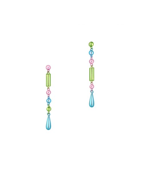 Kolczyki Color Drops Princess Club