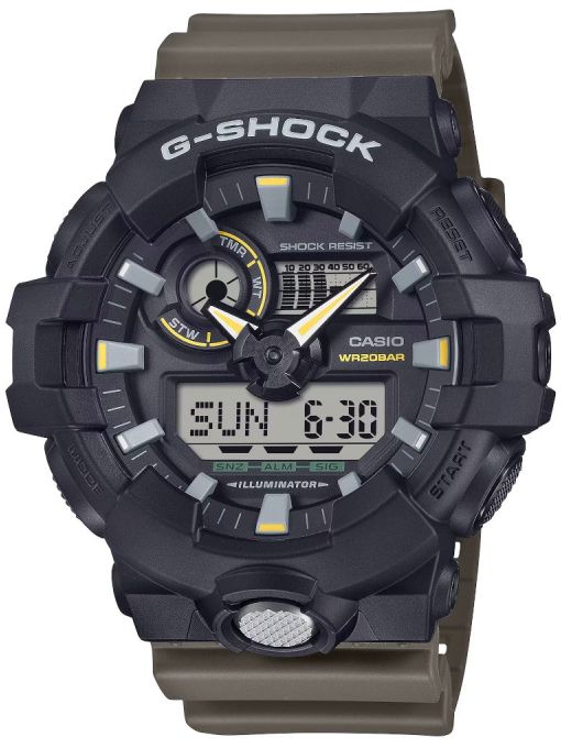 ZEGAREK G-SHOCK ORIGINAL TWO TONE UTILITY COLOR