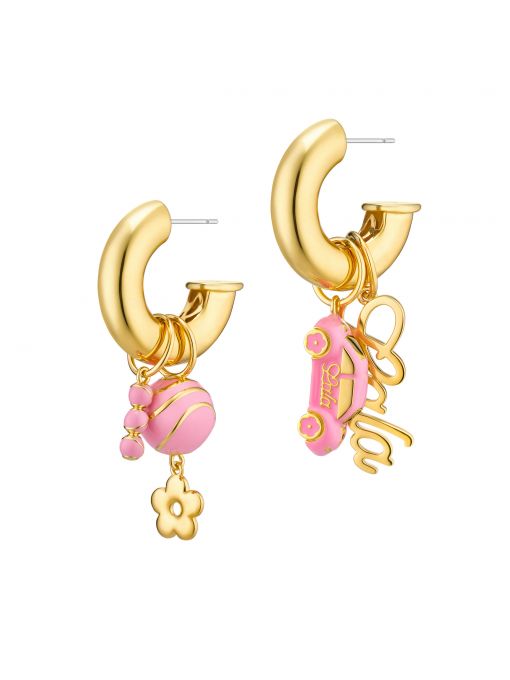 Kolczyki Gold Oops Hoops