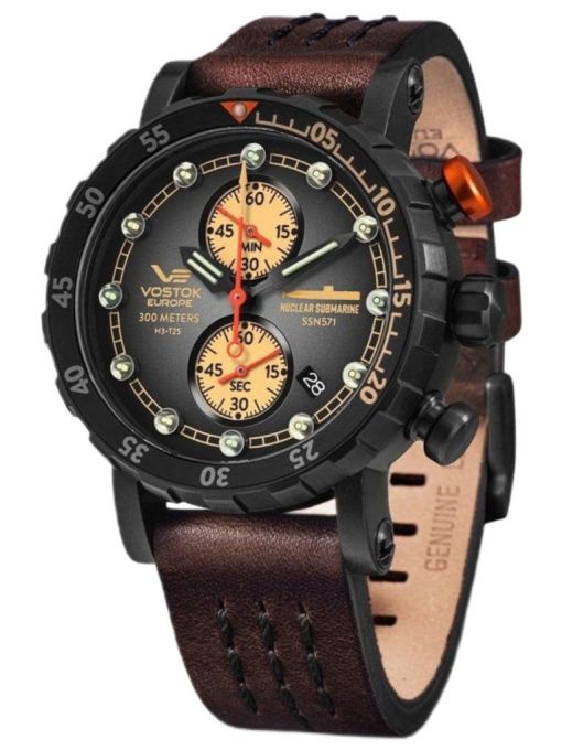ZEGAREK VOSTOK EUROPE SSN-571 NUCLEAR SUBMARINE CHRONO