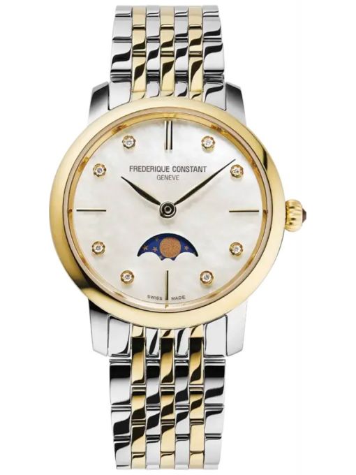 ZEGAREK FREDERIQUE CONSTANT CLASSICS SLIMLINE LADIES MOONPHASE