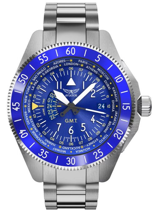ZEGAREK AVIATOR AIRACOBRA GMT