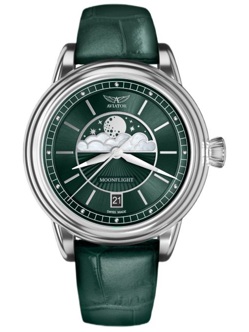 ZEGAREK AVIATOR DOUGLAS MOONFLIGHT
