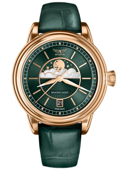 ZEGAREK AVIATOR DOUGLAS MOONFLIGHT
