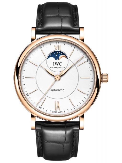 ZEGAREK IWC SCHAFFHAUSEN PORTOFINO AUTOMATIC MOON PHASE