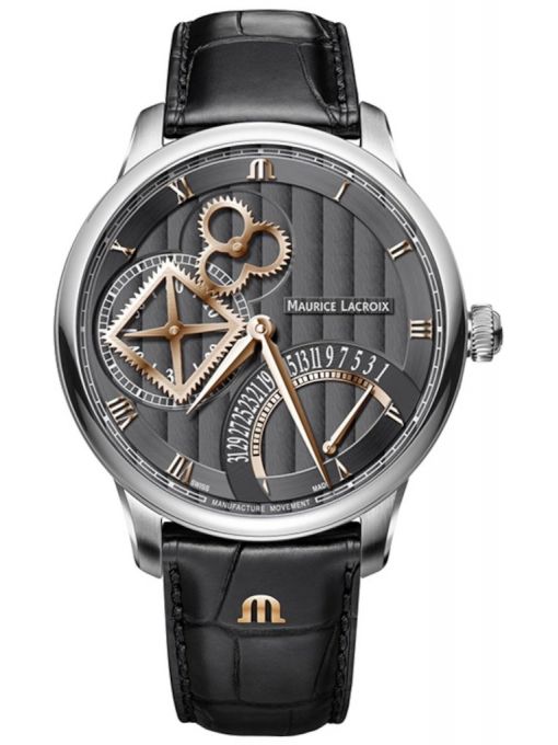 ZEGAREK MAURICE LACROIX Masterpiece Square Wheel Retrogade