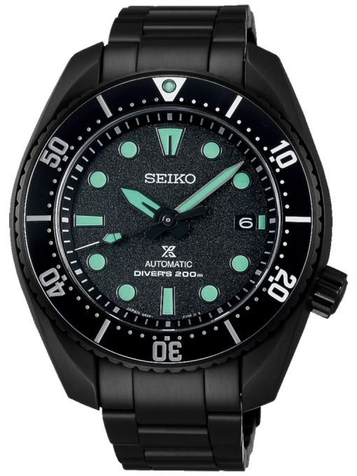 ZEGAREK SEIKO PROSPEX NIGHT VISION BLACK SERIES SUMO DIVER