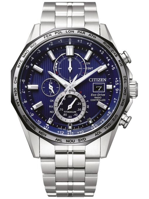 ZEGAREK CITIZEN RADIO CONTROLLED SUPER TITANIUM CHRONOGRAPH
