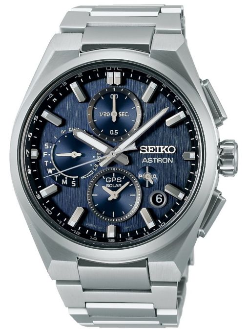 ZEGAREK SEIKO ASTRON GPS Solar 5X Dual-Time Chronograph