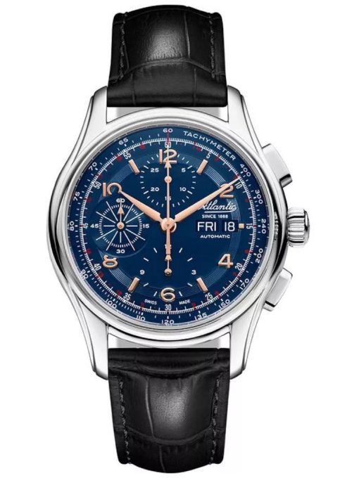 ZEGAREK ATLANTIC WORLDMASTER PRESTIGE VALJOUX CHRONOGRAPH