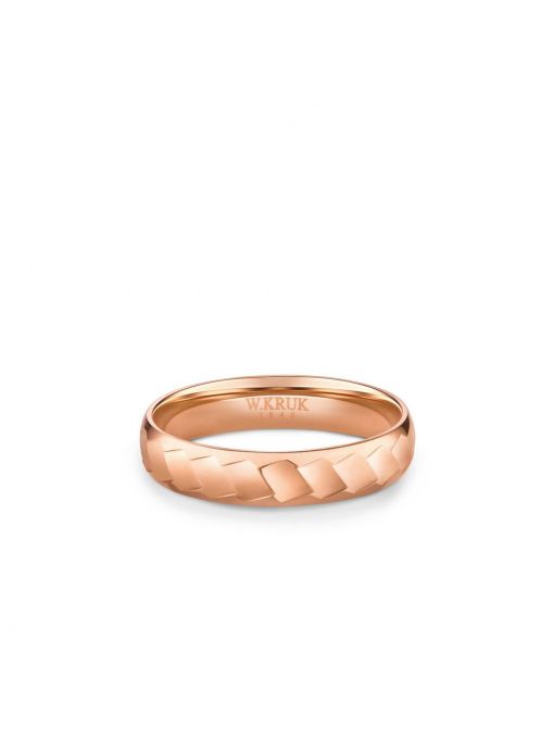Obrączka złota Shiny męska