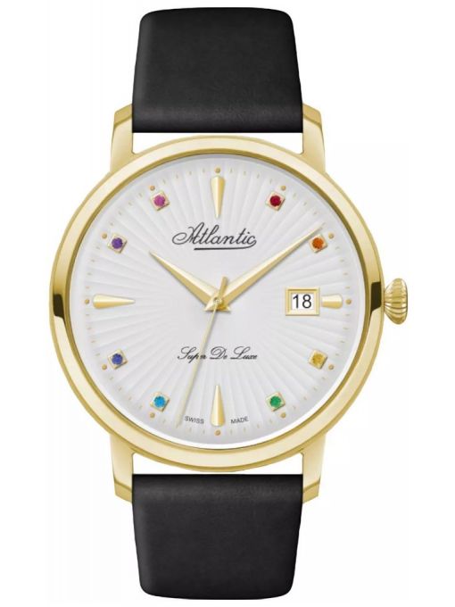 ZEGAREK ATLANTIC SUPER DE LUXE PRECIOUS STONES