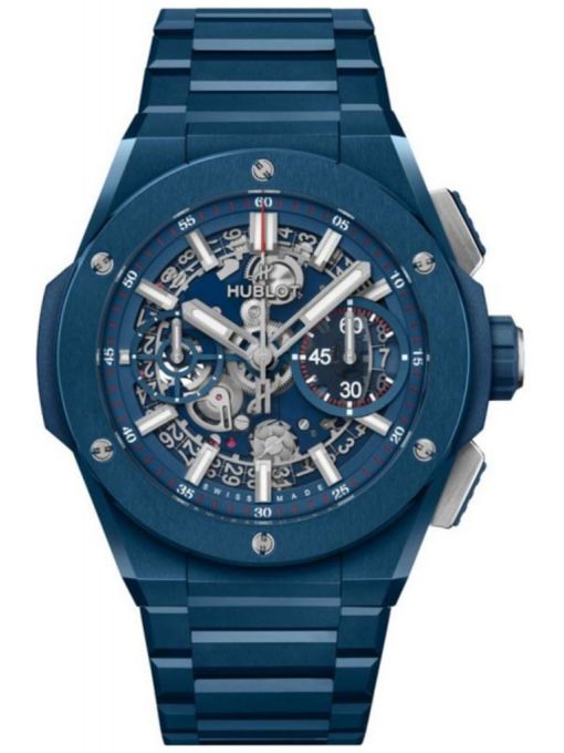 ZEGAREK HUBLOT Big Bang Integrated Blue Ceramic