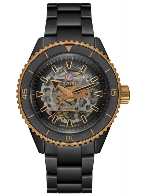 ZEGAREK RADO Captain Cook High-Tech Ceramic Skeleton