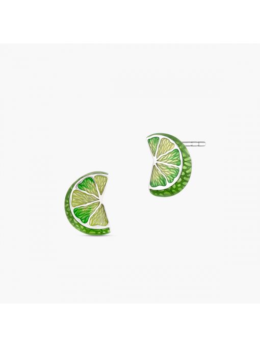 Kolczyki srebrne Kwiaty Nocy Limonki