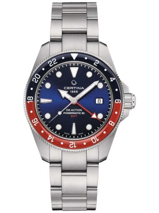 ZEGAREK CERTINA DS Action GMT Powermatic 80