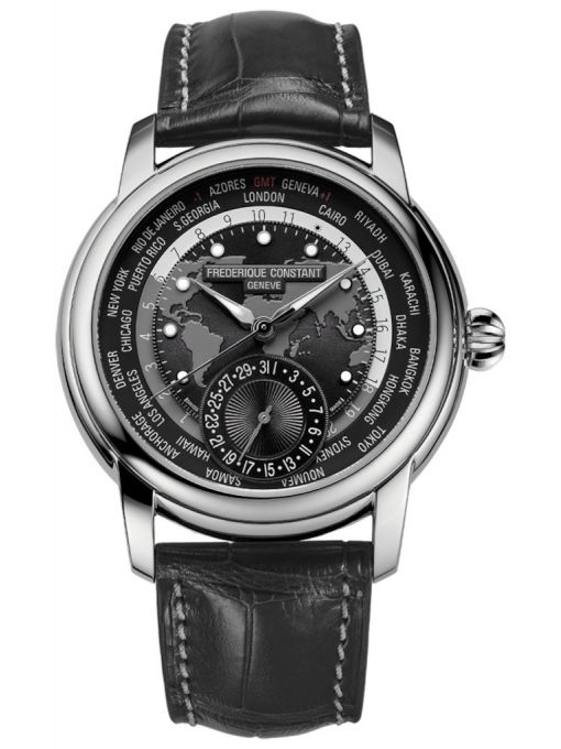 ZEGAREK FREDERIQUE CONSTANT CLASSICS WORLDTIMER MANUFACTURE