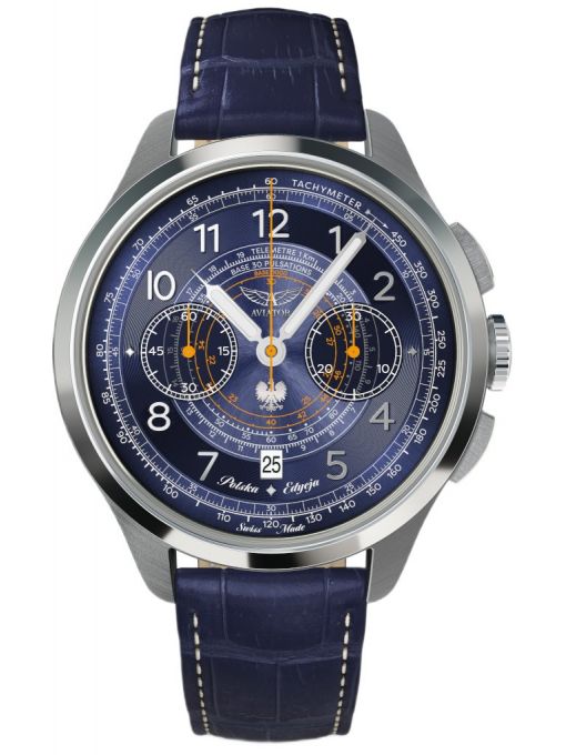 ZEGAREK AVIATOR HERITAGE CHRONOGRAPH TRIMETER POLISH LIMITED EDITION