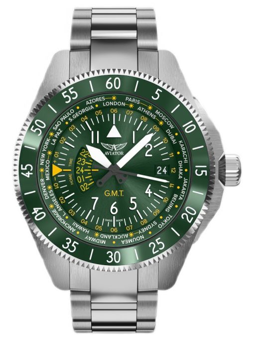 ZEGAREK AVIATOR AIRACOBRA GMT