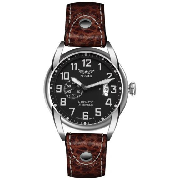 ZEGAREK AVIATOR Automatic Limited Edition Classic Pilot Sapphire