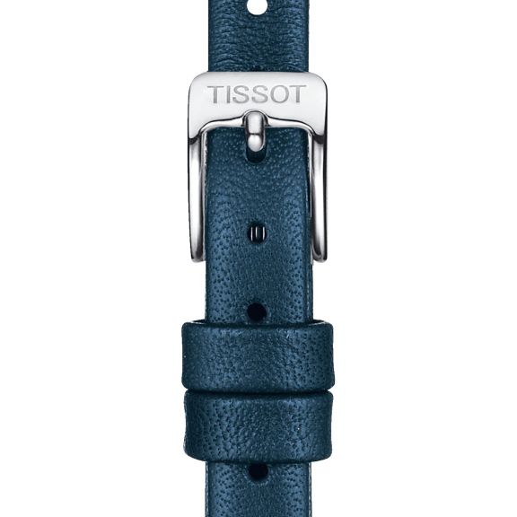 Tissot niebieski pasek skórzany 09 mm