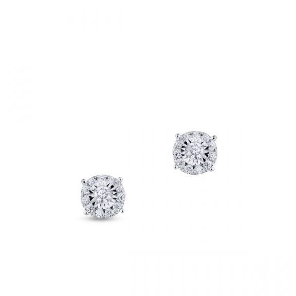 Kolczyki złote z diamentami ZPA/KB+942B