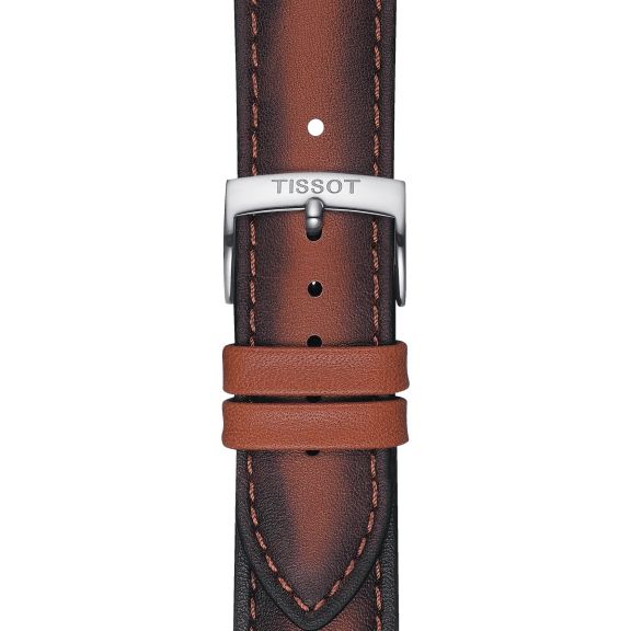 Tissot brązowy pasek skórzany 20 mm