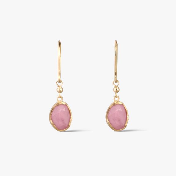 Kolczyki złote z chalcedonem Saint Tropez ZTO/KW37
