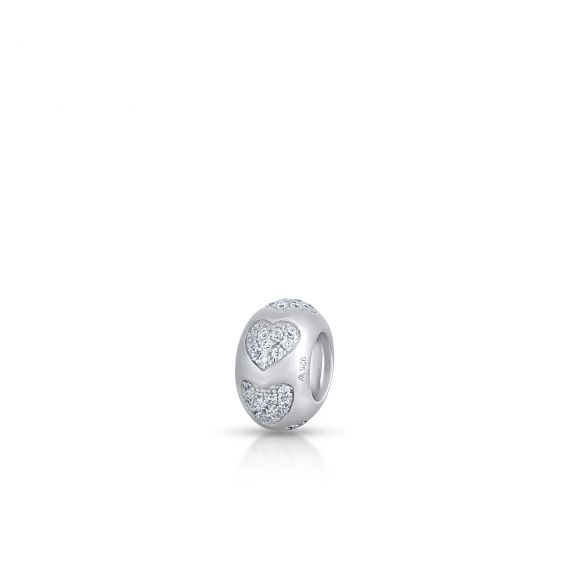 Zawieszka srebrna z motywem serc Lovely Beads SGR/HC437